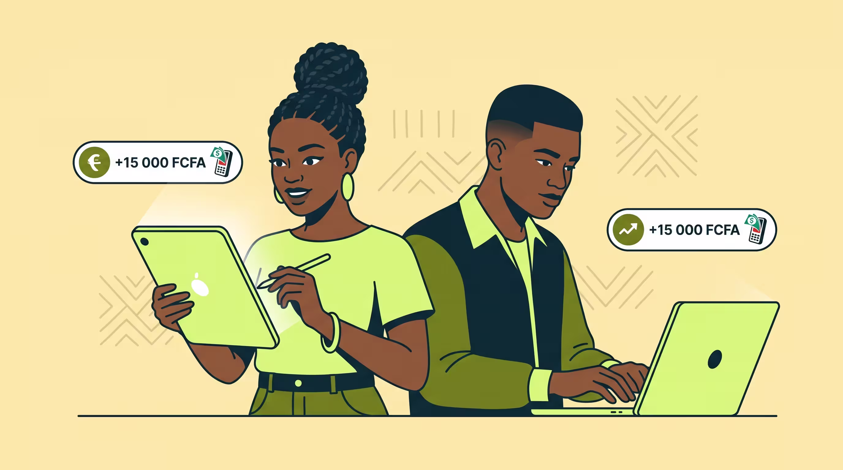 Créateurs digitaux africains utilisant RAAKA